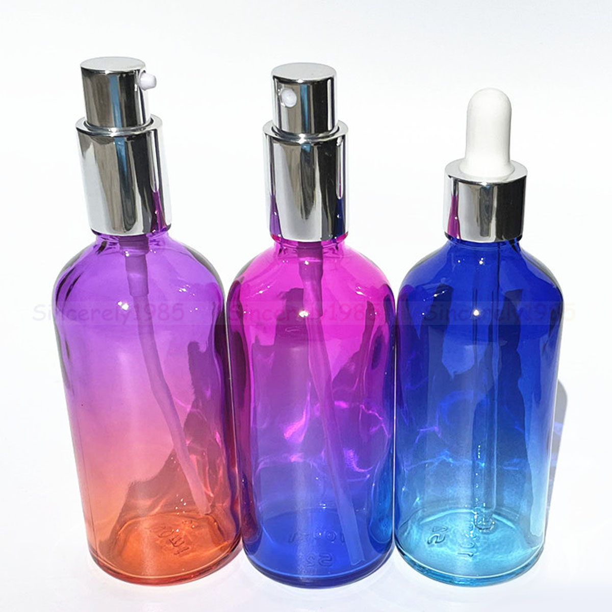 Juice Bottle Dropper - 1X Frasco de Vidro Gradiente de