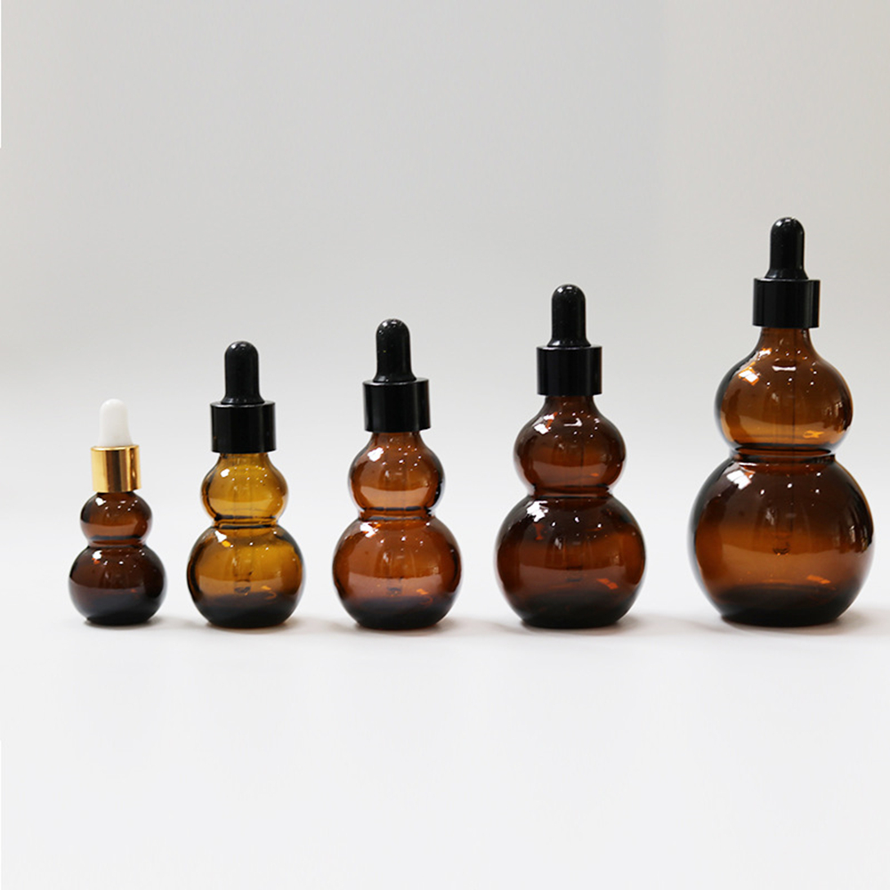 Juice Bottle Dropper - Frasco conta-gotas de vidro âmbar, Frascos
