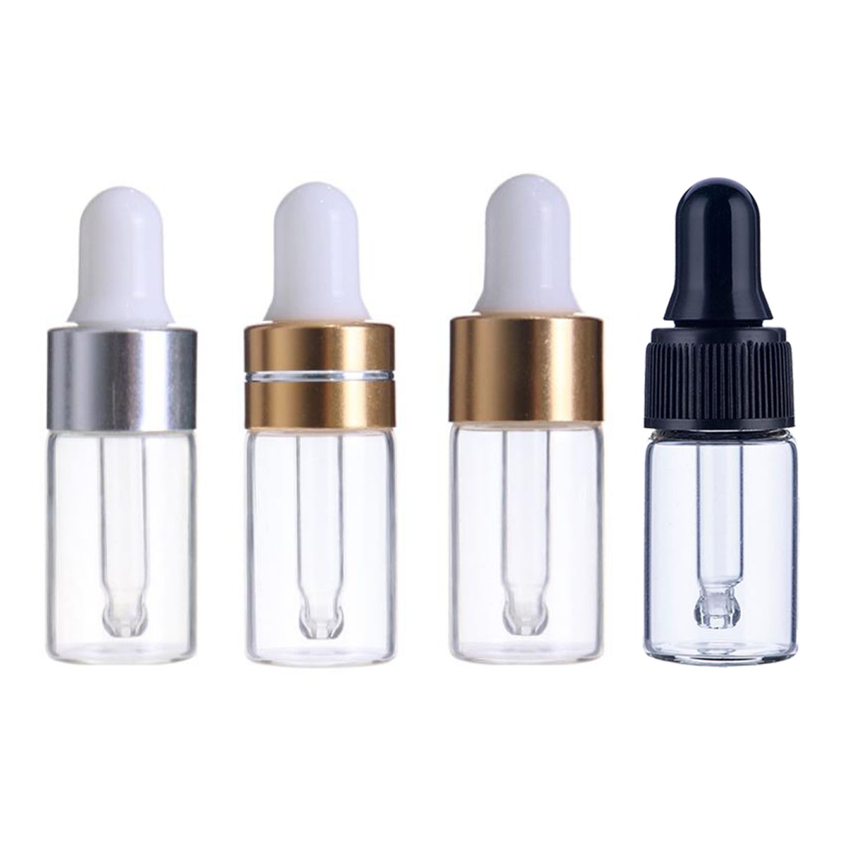 Juice Bottle Dropper - 30x50x100x1/2/3/5 ml vidro transparente óleo essencial