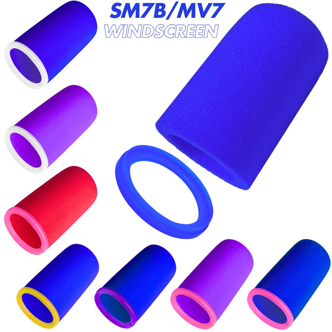 Shure Mic Sm7B - Espuma de alta densidade do pára-brisas