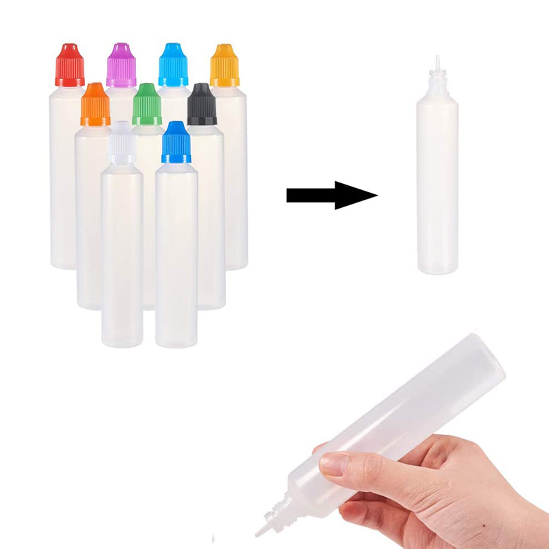 100 peças 30ml garrafa conta-g - Juice Bottle Dropper avaliação e preço