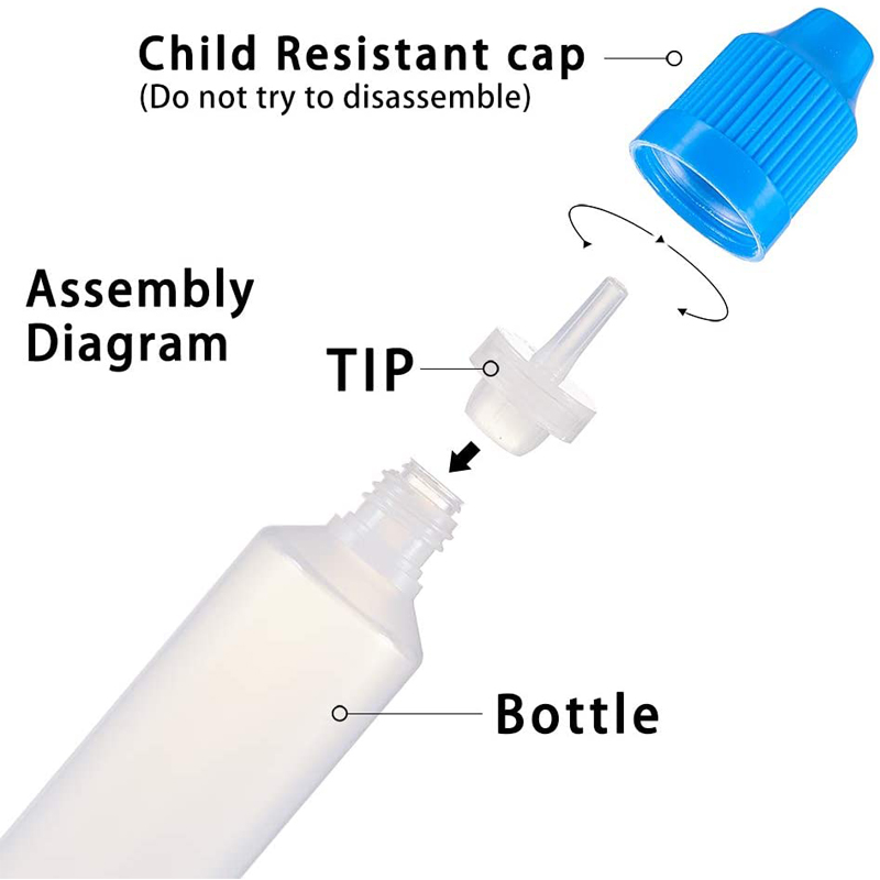 100 peças 30ml garrafa conta-g - Juice Bottle Dropper avaliação e preço