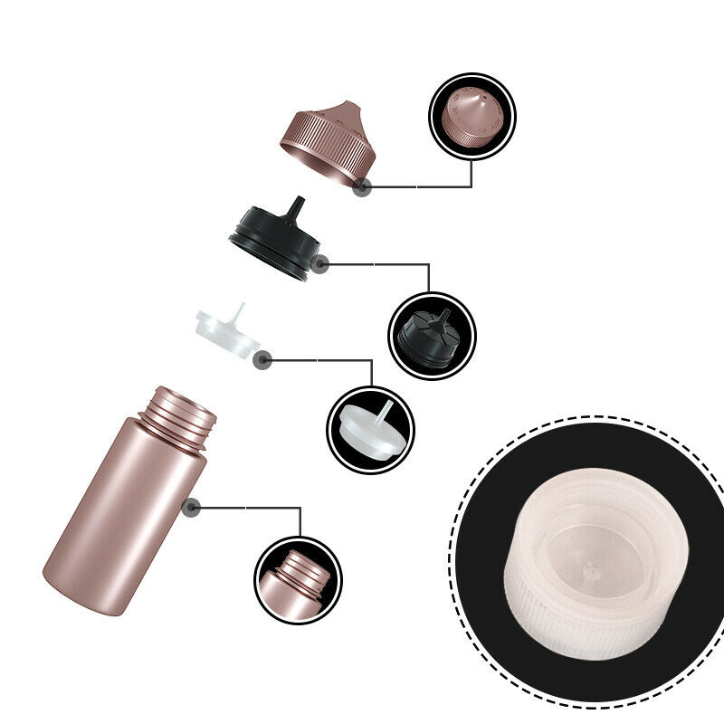 5 pçs 30ml/60ml/100ml/120ml pl - Juice Bottle Dropper avaliação e preço