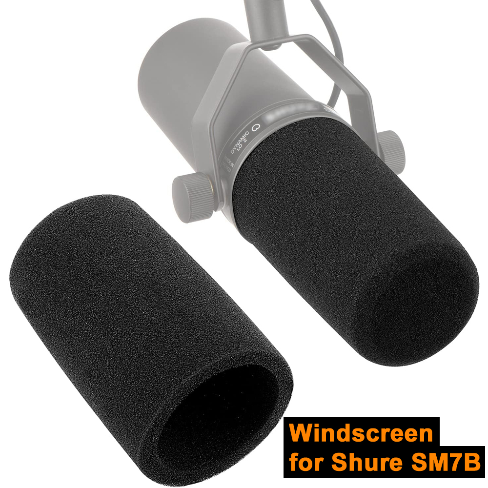 1pc/2 pçs pára-brisas para shu - Shure Mic Sm7B avaliação e preço