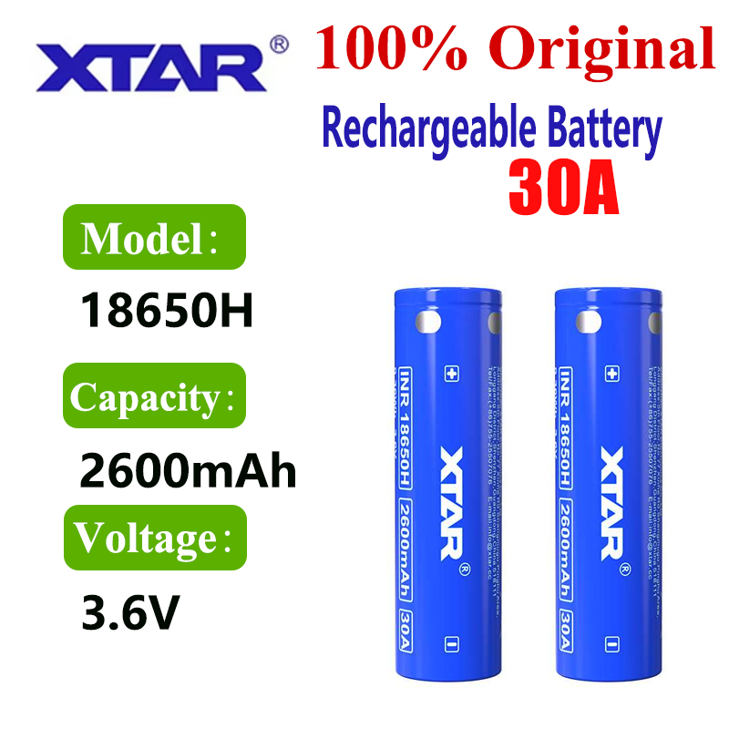 Bateria Original XTAR 18650 26 - Vape Battery 18650 avaliação e preço